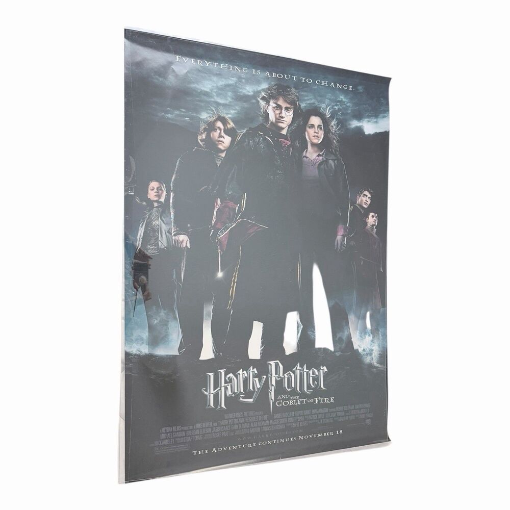 HARRY POTTER GOBLET OF FIRE Movie Poster Final DS ROLLED 05 27x40